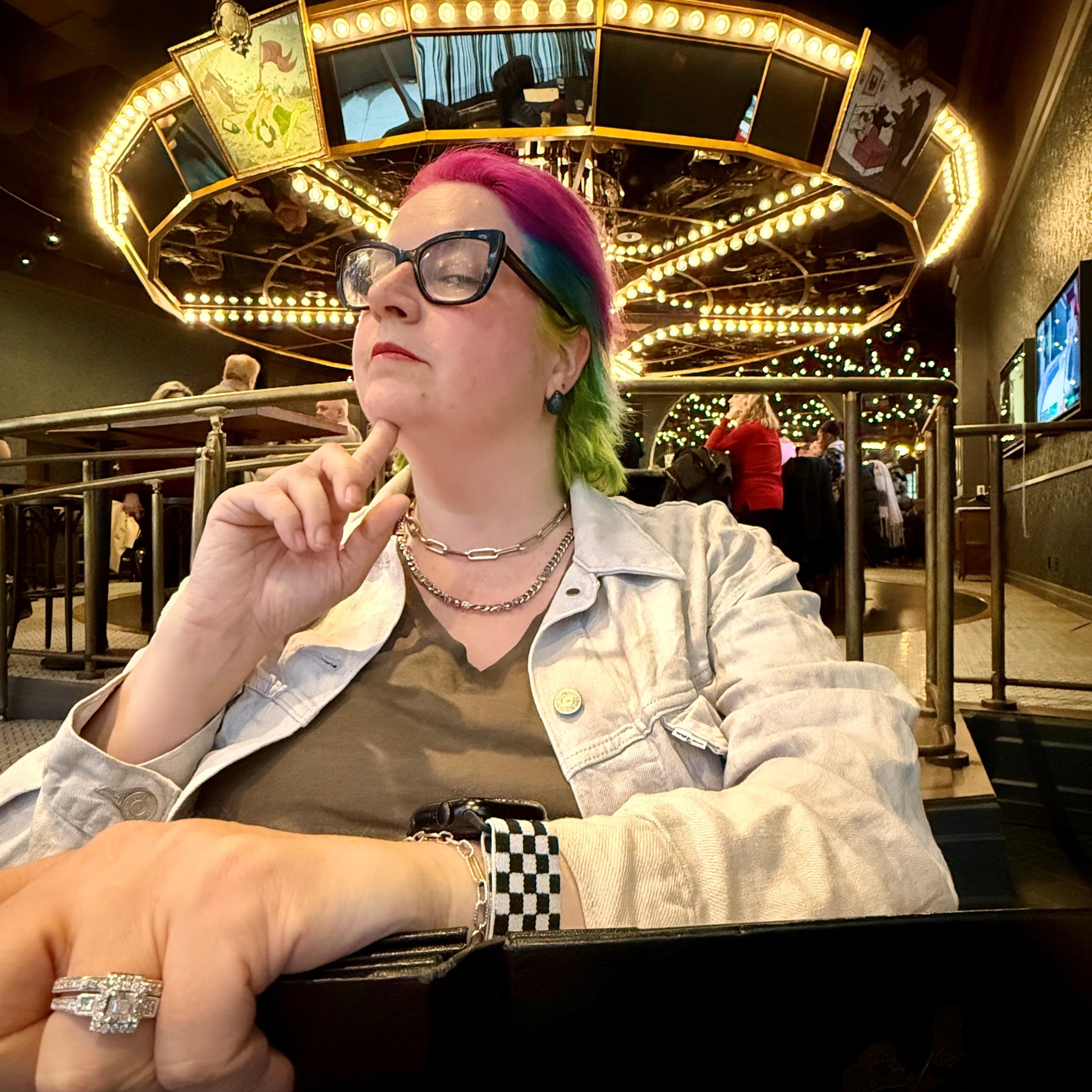 Final dyed hair result using ColorBox